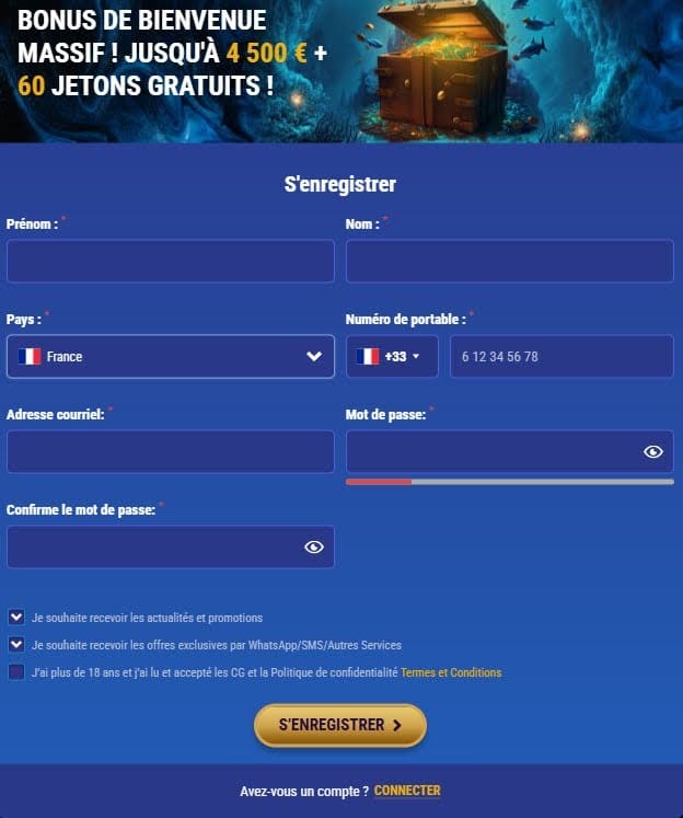 Atlantis Slots Casino inscription